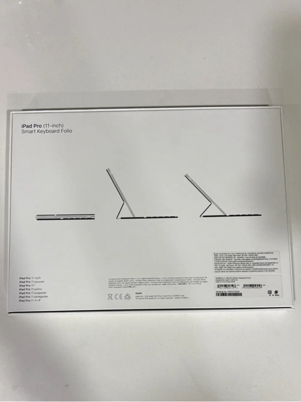 Apple Smart Keyboard Folio + Apple Smart Folio for IPad Pro 11 Black